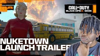 Nuketown Launch Trailer  Call of Duty Black Ops 6 REACTION [upl. by Serra]