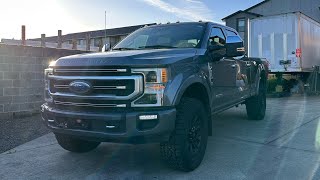 2022 Ford F250 Platinum TREMOR 40000 Mile Review [upl. by Fadiman227]