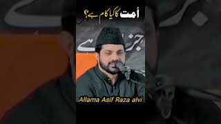 Ummat ka Kya Kam haiallama Asif Raza alvishorts viralvideo whatsappstatus [upl. by Anuahsat671]