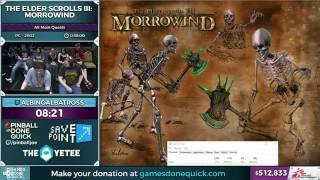 The Elder Scrolls III Morrowind by AlbinoAlbatross in 3506  SGDQ 2016  Part 122 [upl. by Paco]