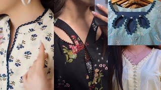 Neck Designs 2023  Beautiful Neck Designs Latest Neck Designs 2023 Trendy Neck DesignSummer Look [upl. by Freya]