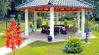 40 GAZEBOS PARA JARDINS DE CASAS SÍTIOS CHÁCARAS RANCHOS E FAZENDAS [upl. by Artimas]