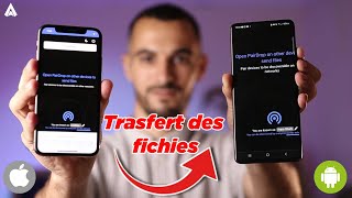 Transférer les Fichiers Entre Android et IPhone Comme Airdrop [upl. by Nuahsyar486]