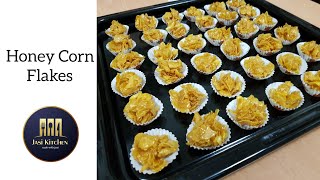 Honey Cornflakes Cookies Recipe by Jasi Kitchen [upl. by Darwin536]