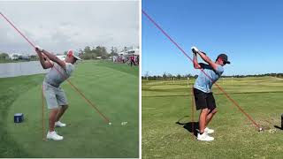 Rickie Fowler New Swing vs Old Swing  2023 vs 2020 [upl. by Gonta]