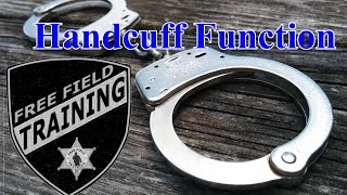 How Handcuffs Work The Basics [upl. by Benge650]