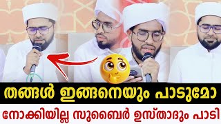 തങ്ങൾ ഇങ്ങനെയും പാടുമോനോക്കിയില്ല സുബൈർ ഉസ്താദും പാടി  Thwaha Thangal Malayalam amp Kannada Songs [upl. by Fortune687]