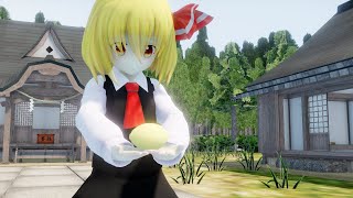 Rumia eats a lemon Touhou MMD [upl. by Corilla]