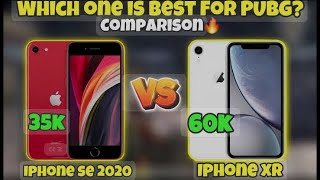 iPhone SE 2020 vs iPhone XR PUBG mobile test in 2024  which one is best  viralvideo pubgmibile [upl. by Avevoneg161]