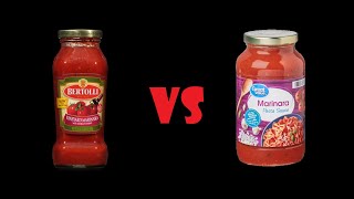 Bertolli Pasta Sauce vs Great Value Sauce Is Great Value Sauce worth the cheaper Price [upl. by Auroora591]