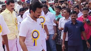 Udhayanidhi Stalin Tirunelveli junction Bus stand opening 🖤❤️udhayanidhistalin [upl. by Schweiker]