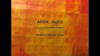 Anda Jaleo  F G Lorca KARAOKE Piano Accompaniment [upl. by Klug]