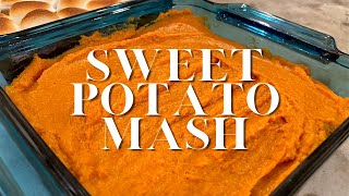 How to Make Sweet Potato Mash  Healthy Mashed Sweet Potato Recipe [upl. by Neilla]