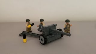 Lego M3 gun 37mm showcase and review [upl. by Anigue]