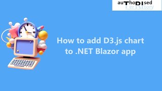 How to add D3js chart to NET Blazor app [upl. by Iran]