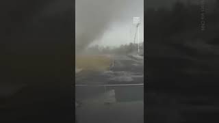 Tornado Rips Through High School in Arkansas [upl. by Naik]