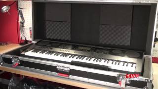 Gator Cases  GTOUR Keyboard Flight Cases [upl. by Thorfinn493]