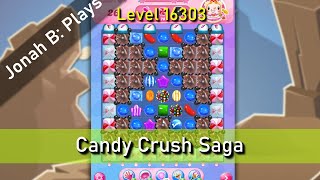 Candy Crush Saga Level 16303 [upl. by Nogem]