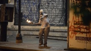 Un mes de protestas en Caracas [upl. by Esinehs]