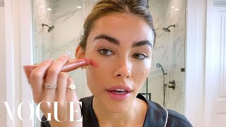 Madison Beer’s Guide to Soap Brows and Easy Blush  Beauty Secrets  Vogue [upl. by Summers]