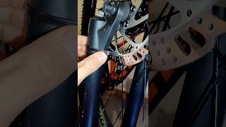 How to straighten a brake rotor bikehack [upl. by Enymzaj433]