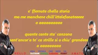 NELLO AMATO Euna storia che non va karaoke [upl. by Eceinaj850]