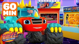 Blazes ARCADE 🕹️ 3  Halloween Games Car Wash Surprise amp MORE 🎃  Blaze and the Monster Machines [upl. by Nnaid]