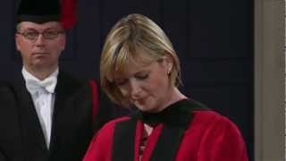 Julie Etchingham  Honorary Degree  University of Leicester [upl. by Deeyn]