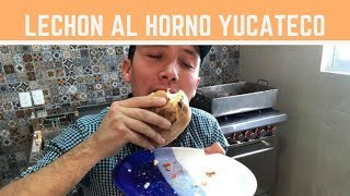 Como hacer Lechon al horno Comida yucateca en casa [upl. by Meensat]