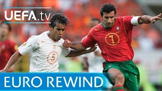 EURO 2004 highlights Portugal 21 Netherlands [upl. by Arualana]