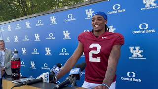 Kentucky Wildcats QB Gavin Wimsatt and OL Marques Cox  910 Practice [upl. by Lamond]