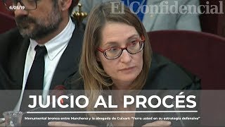 Durísima bronca del juez Marchena a la abogada de Cuixart quotYerra usted en su estrategia defensivaquot [upl. by Trebbor110]