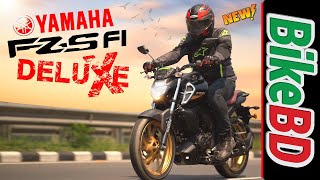 Yamaha FZS FI Deluxe  First Impression Review  Team BikeBD [upl. by Suirauqed]