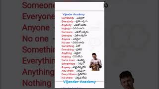 telugu to english meanings  spoken english [upl. by Nossaj]