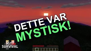 Dette var mystisk  Minecraft survival dag 3 [upl. by Enilhtak]