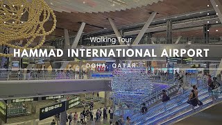 4K Doha Airport  Hammad International Airport  Qatar 🇶🇦 [upl. by Bradley479]