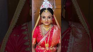 Skin tone maintain koreDark skin er bride keo makeup korle khub sundor lagbe vlog makeup bengali [upl. by Nodab]