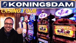 Holland America Koningsdam Casino Tour Cruise Ship Casino [upl. by Aenil139]