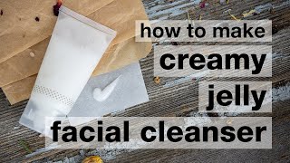 How to Make DIY Creamy Jelly Facial Cleanser  Humblebee amp Me [upl. by Terrene717]