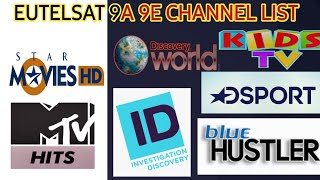 How To Eutelsat 9A 9E Channel List 2023 New Update Today [upl. by Alister790]