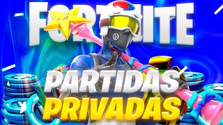 🔴 PARTIDAS PRIVADAS FORTNITE en directo AHORA 🔴 JUGANDO EN VIVO CON PREMIOS [upl. by Primo]