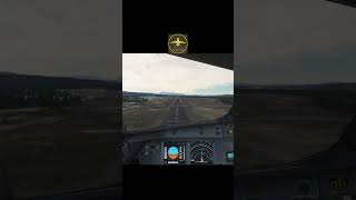 Fenix Airbus A320 landing at CYXY Whitehorse Canada msfs [upl. by Velick]