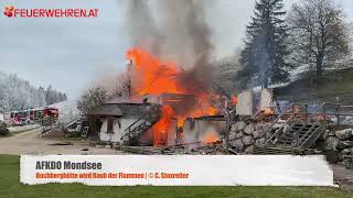 Buchberghütte wird Raub der Flammen [upl. by Florri]