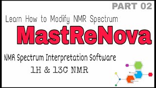 How to modify NMR Spectrum  MastReNova software  Hindi Tutorial [upl. by Verene]