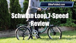 Schwinn Loop 7Speed Folding Bike Review [upl. by Aia]