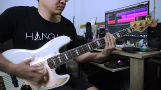 Byoushin wo Kamu  Zutomayo OP Bass Cover by Toppy [upl. by Nirhtak194]