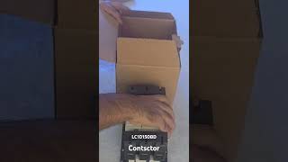 LC1D150BD contactor unboxing [upl. by Ardnad]