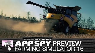 IVE GOT A BRAND NEW COMBINE HARVESTER  Farming Simulator 16 preview [upl. by Assirk734]