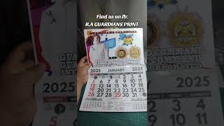 CALENDAR 2025 PERSONALIZED ✅TEMPLATE AVAILABLE Guardians brotherhood kapatiran PRINTINGSERVICES [upl. by Kathryn786]