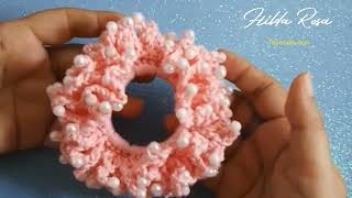 🤩 Tutorial Fácil para Tejer Crochet🥰Coletero con Perlas Crochet Diestros‼️Tejiendo con Hilda Rosa 🔔 [upl. by Ytineres39]